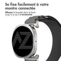 Accezz Bracelet en nylon Alpine Samsung Galaxy Watch 9 (40/44mm) / Watch 8 (40/44mm) / Classic (46mm) - Dark Grey