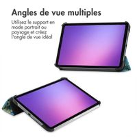 imoshion Coque tablette Design Trifold Apple iPad Mini 7 (2024) / iPad Mini 6 (2021) - Green Plant