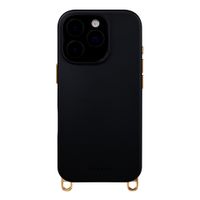 Selencia Coque arrière Rivièra avec MagSafe avec crochets amovibles Apple iPhone 16 Pro - Velvet Black