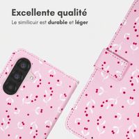imoshion Étui de télephone portefeuille Design Samsung Galaxy A56 - Blush Berries