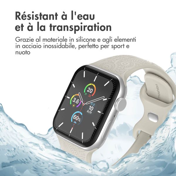 imoshion Bracelet en silicone Mandala Apple Watch | 44/45/46/49 mm - Starlight