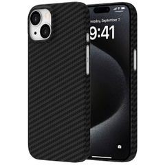 Accezz Coque Kevlar® MagSafe Apple iPhone 15 - Noir
