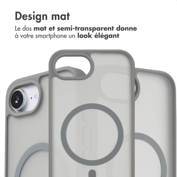 imoshion Coque Color Guard avec MagSafe Apple iPhone 17e / 16e - Gris