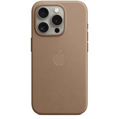 Apple Coque FineWoven MagSafe Apple iPhone 15 Pro - Taupe