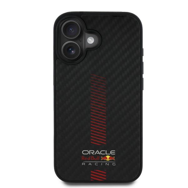 Red Bull Racing Coque Powerbar MagSafe Apple iPhone 16 - Noir