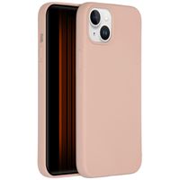 Accezz Coque Liquid Silicone avec MagSafe Apple iPhone 15 Plus - Rose