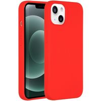 Accezz Coque Liquid Silicone Apple iPhone 13 Mini - Rouge
