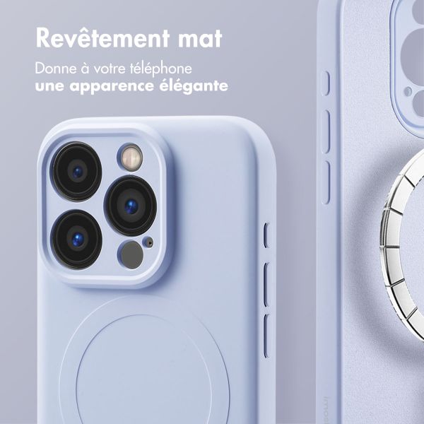 imoshion Coque Couleur avec MagSafe Apple iPhone 15 Pro - Lila