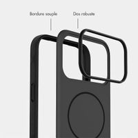 imoshion Coque arrière Color avec Thin MagSafe Ring Apple iPhone 17 Pro Max - Noir