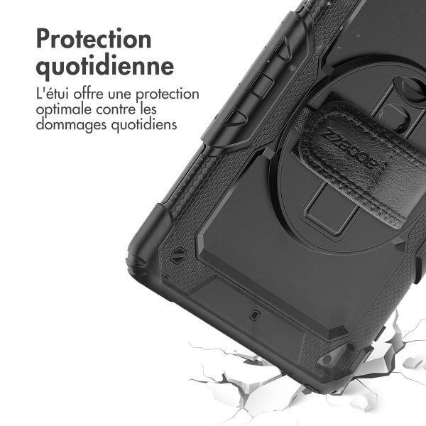 Accezz Coque arrière Defender XT Apple iPad 6 (2018) 9.7 pouces / iPad 5 (2017) 9.7 pouces - Noir