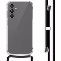 imoshion Coque arrière transparente avec cordon Samsung Galaxy A25 (5G) - Noir