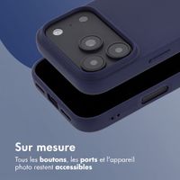 imoshion Coque Couleur Apple iPhone 18 Pro / 17 Pro - Bleu foncé