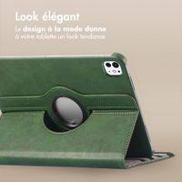 imoshion Coque tablette rotatif à 360° Apple iPad 11 (2025) 11 pouces A16 / iPad 10 (2022) 10.9 pouces - Vert