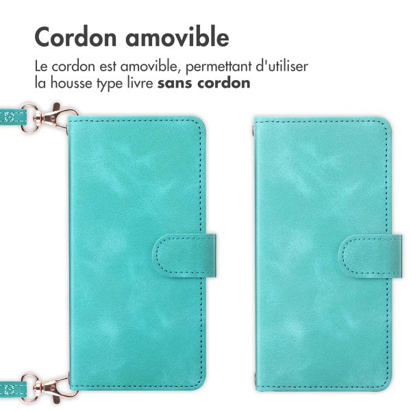 imoshion Etui de télephone portefeuille avec cordon Google Pixel 9A - Turquoise