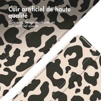 imoshion Coque tablette Design Trifold Apple iPad 6 (2018) 9.7 pouces / iPad 5 (2017) 9.7 pouces / Air 2 (2014)/Air 1 (2013) - Leopard