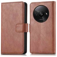 imoshion Étui de télephone portefeuille de luxe Xiaomi Redmi A3 - Marron