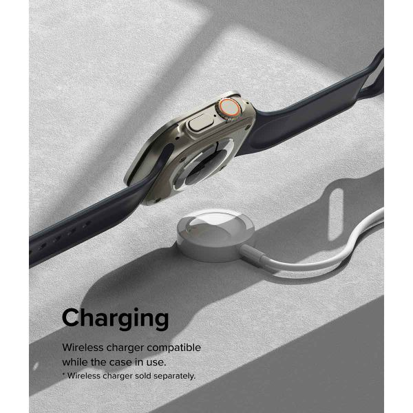 Ringke Bezel Styling + Protection d'écran Apple Watch Ultra - 49 mm - Knurling Titanium