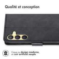 imoshion Étui de télephone portefeuille de luxe Samsung Galaxy S24 Plus - Noir