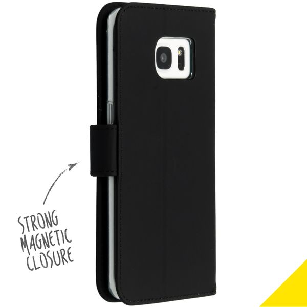 Accezz Étui de télephone Wallet Samsung Galaxy S7 Edge - Noir