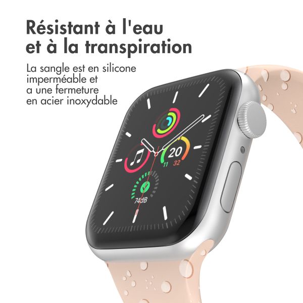 imoshion Bracelet en silicone⁺ Apple Watch | 38/40/41/42 mm - Taille S/M - Sand Pink