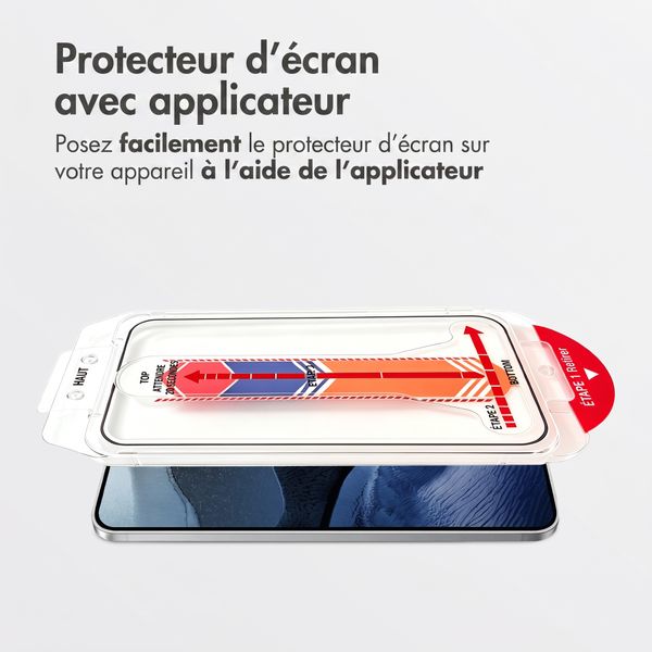 Accezz Protecteur d'écran en verre trempé + Applicateur Google Pixel 11 Pro