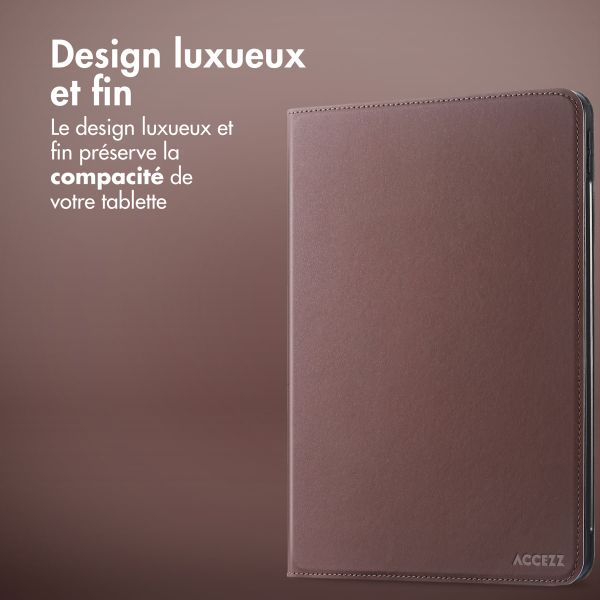 Accezz Coque tablette Classic Apple iPad 6 (2018) 9.7 pouces / iPad 5 (2017) 9.7 pouces / Air 2 (2014)/Air 1 (2013) - Marron