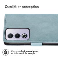 imoshion Étui de télephone portefeuille de luxe Oppo A80 5G - Bleu clair