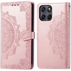 imoshion Etui de télephone Mandala Motorola Moto G77 - Rose Gold