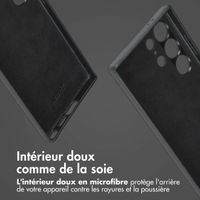 Accezz Étui de télephone portefeuille en cuir 2-en-1 avec MagSafe Samsung Galaxy S24 Ultra - Onyx Black