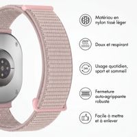 imoshion Bracelet en nylon Samsung Galaxy Watch 9 (40/44mm) / Watch 8 (40/44mm) / Classic (46mm) - Light Pink