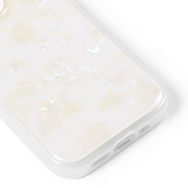 iDeal of Sweden Coque Pearlized Apple iPhone 14 Pro - Blanc