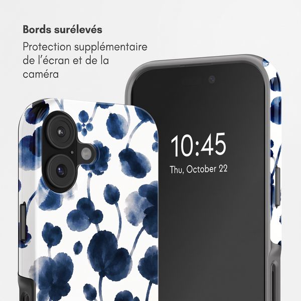 Selencia Coque arrière Vivid avec MagSafe Apple iPhone 17 - Midnight Blossom