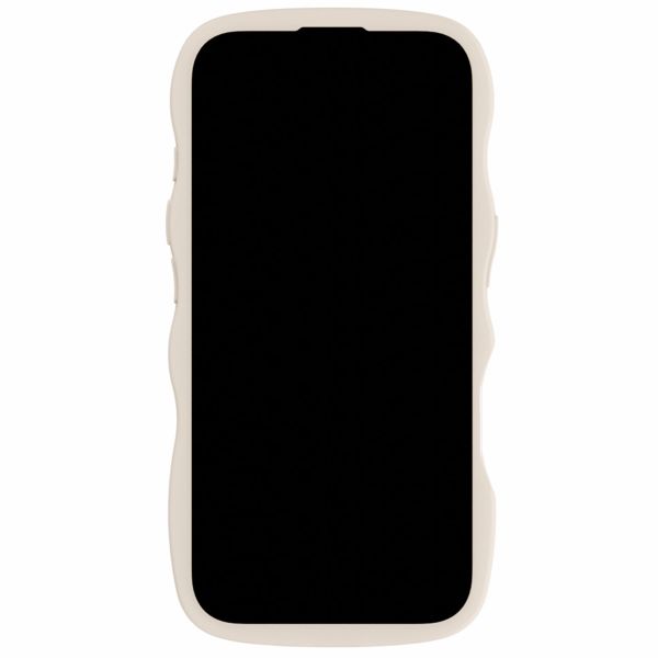 Holdit Coque Wavy Apple iPhone 16 Plus - Transparent / Light Beige