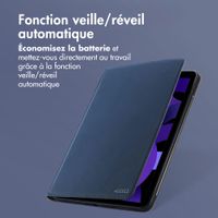 Accezz Coque tablette Classic Apple iPad Air 11 pouces (2026) M4 / (2025) M3 / (2024) M2 / Air 5 (2022) / Air 4 (2020) - Bleu foncé