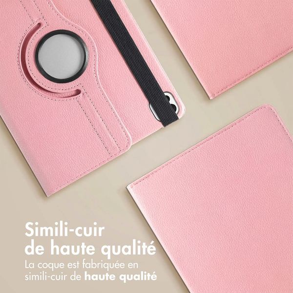 imoshion Coque tablette rotatif à 360° Apple iPad Pro 11 (2025) M5 / (2024) M4 - Rose