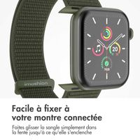 imoshion Bracelet en nylon Apple Watch | 44/45/46/49 mm - Army Green