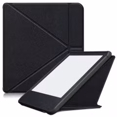 imoshion Étui de liseuse portefeuille Pliable Kobo Libra 2 / Tolino Vision 6 - Noir