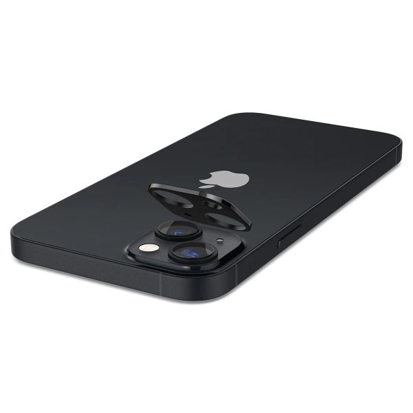 Spigen Optik Lens Protector - Protection complète de la caméra (lot de 2) Apple iPhone 14 / 14 Plus - Noir