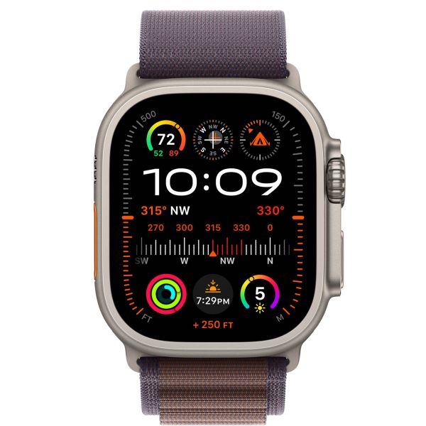 Apple Bracelet Alpine Loop Apple Watch | 44/45/46/49 mm - Taille M - Indigo