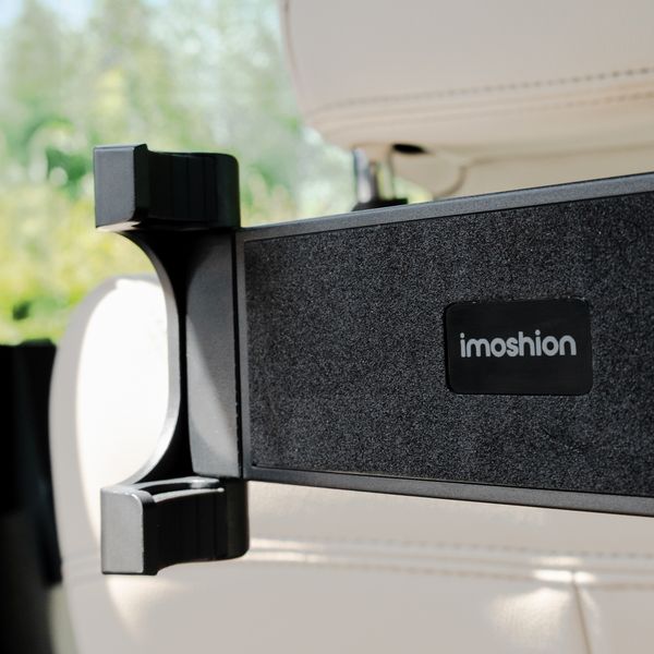 imoshion Appuie-tête Support pour tablette de voiture avec bras réglable - Noir