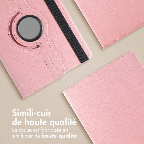 imoshion Coque tablette rotatif à 360° Samsung Galaxy Tab S10 Plus / Tab S9 FE Plus / Tab S9 Plus - Rose