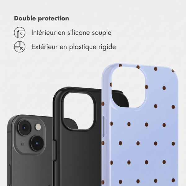 Selencia Coque arrière Vivid Apple iPhone 14 - Happy Dots Digital Sky