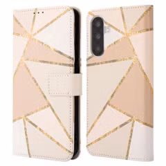 imoshion Étui de télephone portefeuille Design Samsung Galaxy A26 - Beige Graphic