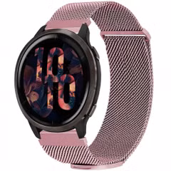 imoshion Bracelet magnétique milanais  - Connexion universelle 22 mm - Taille M - Rose