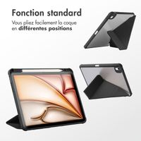 imoshion Coque tablette Origami Apple iPad Air 11 pouces (2026) M4 / (2025) M3 / (2024) M2 - Noir