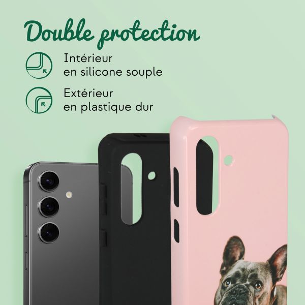 Concevez votre propre coque Tough Samsung Galaxy S24 - Blanc