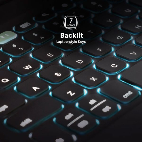ZAGG Coque clavier tablette Pro Keys 2 Apple iPad Air 11 pouces (2026) M4 / (2025) M3 / (2024) M2 - QWERTY / NL - Noir