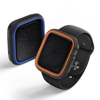 Uniq Coque Moduo avec lunette Apple Watch - 44 / 45 mm - Smoke (Orange/Blue)