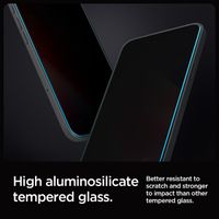 Spigen Protection d'écran en verre trempé GLAStR Privacy Applicator - lot de 2 Apple iPhone 16 Pro Max / 17 Pro Max