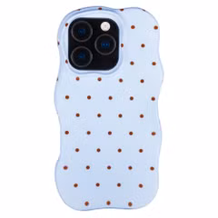 Selencia Coque arrière Vivid Wavy avec MagSafe Apple iPhone 16 Pro - Happy Dots Digital Sky